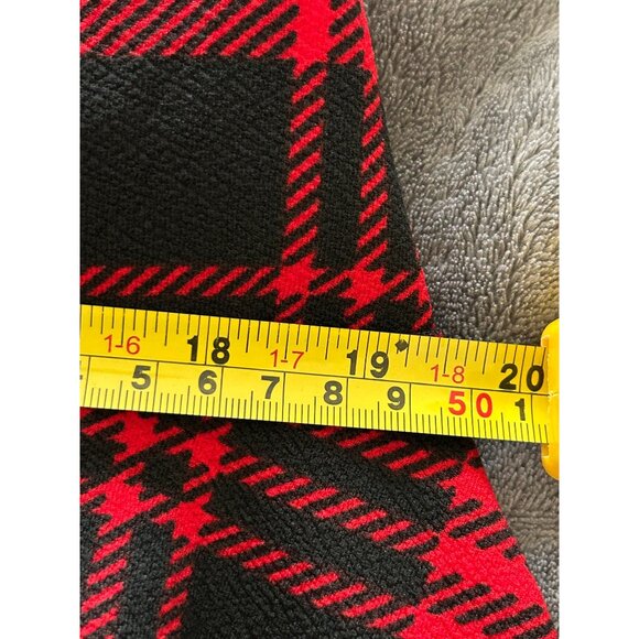 Red & Black Plaid Suspender Skirt Shein Curve OXL - Picture 4 of 6